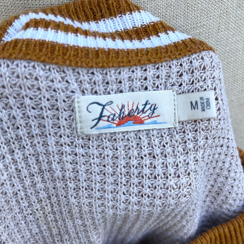 Faherty Throwback Crew Sweater In Medium Classic - image 4